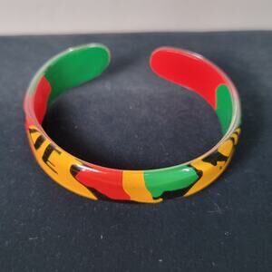 Jamaica Acrylic Bracelet "I Love Jamaica"